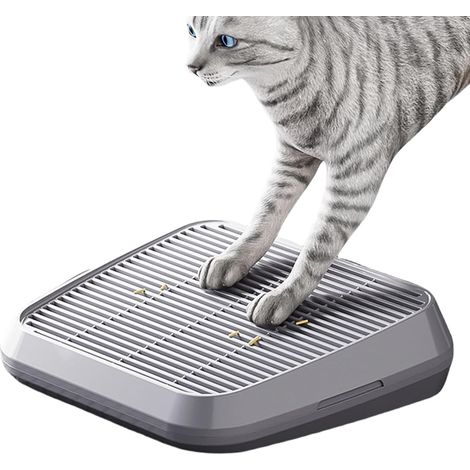Gradino per lettiera per gatti, tappetino per lettiera, rampa per gatti, doppio strato antiscivolo e antitraccia, accessori per la pulizia rialzati per uso interno ed esterno, accessori per gattini (1/5)