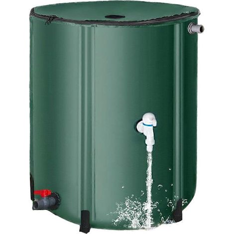 Rainwater Recycling eau rangement réservoir jardin irrigation Bucket Collection Container jardin eau rangement Barrel (1/5)