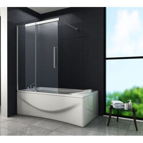 Schiebetür - Duschtrennwand DOZE 140 x 150 (Badewanne)