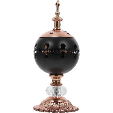 Brûleur de Parfum Creux en Fer, Objet Décoratif de Table
