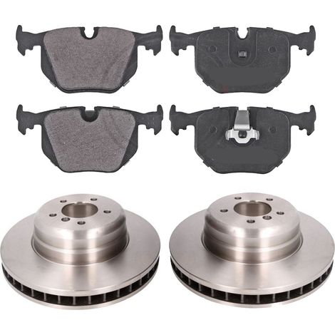 KIT FRENI POSTERIORI compatibile con BMW X3 (E83) - DISCHI + PASTIGLIE OEM: FDB1483 / A 00 241 / 17598 /SOSTITUZIONE DIRETTA/BASSA POLVERE/SILENZIOSO (1/5)
