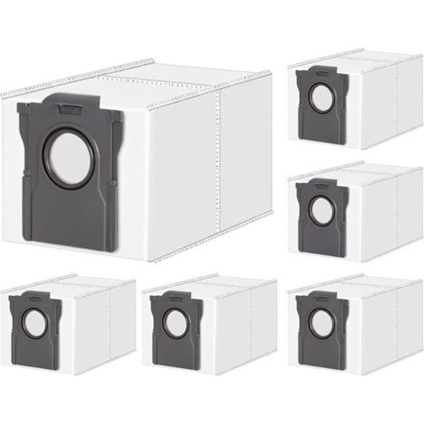 Rrochio Sac pour Dreame X40 Ultra, 6 Accessoires pour Aspirateur Dreame Aqua10 X50 L20 L40 Ultra, L50 L40s L10s Pro Ultra, L10s Ultra Gen2, S20 Ultra 3,2L Capacité pour Mova V50 Ultra, P50 E30 Ultra