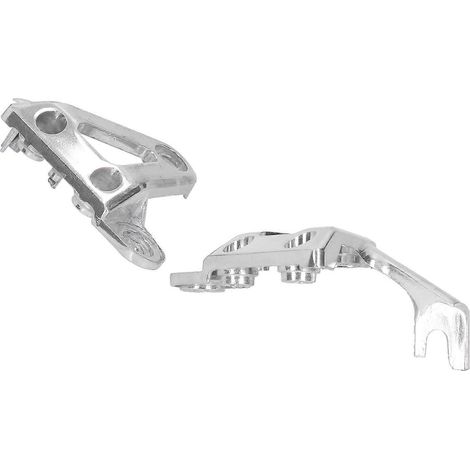 Paar Scheinwerferhalterungen passend für Honda Hornet 900 CB900 919 CB400 VTEC 1 2 3 4 Silber (1/5)