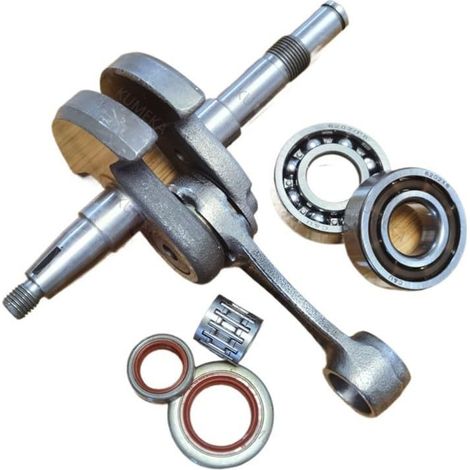 Vilebrequin et bielle compatible STIHL MS440, 1128 030 0406, roulements, joints, joint papier