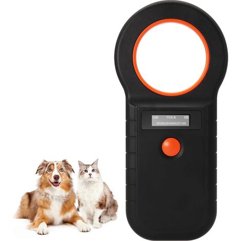Lecteur de puces pour Animaux de puces pour Chiens/Chats, Lecteur de Micropuces RFID, 134.2Khz/125 Khz,USB