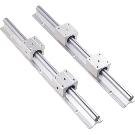 Rails de guidage linéaires, gamme de longueurs polyvalente, compatible avec la série SBR, 1200mm-a, SBR25 (1/2)