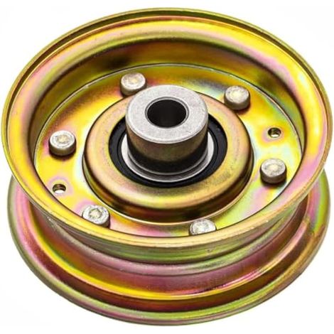 Poulie de tension 3/8 pouce compatible avec les tracteurs tondeuses Cub Cadet, Troy-Bilt 756-04224, 756-0981, 756-0981A, 756-0981B et John Deere 102, 105 et 107S. (1/5)