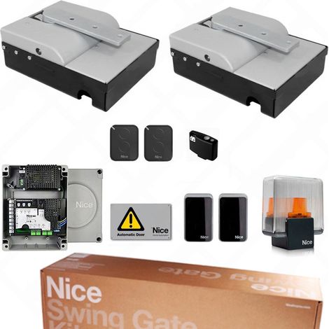 Kit S-FAB SFAB 2024 BD Per Cancelli a Battente Ante 2,3mt 24v NICE SFAB2024BDKCE