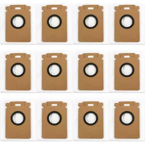 Lot de 12 sacs à poussière de rechange pour aspirateur Roborock H50 Ultra - Accessoires pour aspirateur - Sacs à poussière jetables (1/5)