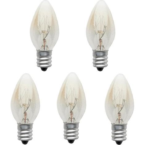 E12 10W 220V Warmweiße 2700K Glühlampen für Salzkristalllampen-Nachtlicht (1/5)