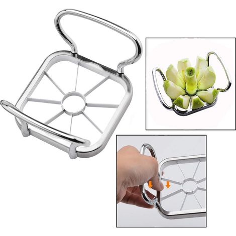 Coupe-frites multifonction 5 en 1, coupe-frites et coupe-légumes de qualité professionnelle, coupe-légumes en acier inoxydable (1/3)
