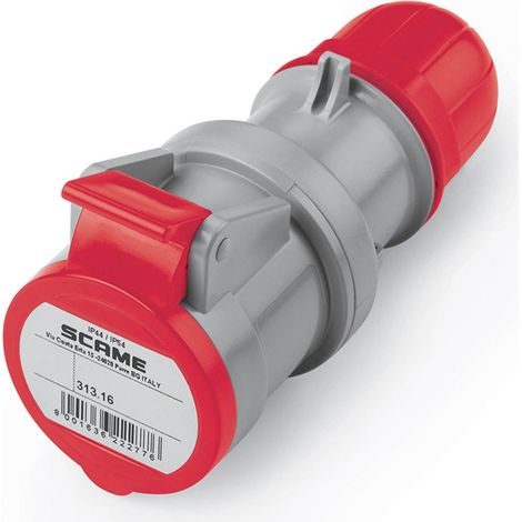 Industriedose Stecker 16A IP54 Optima SCAME 3P + TT
