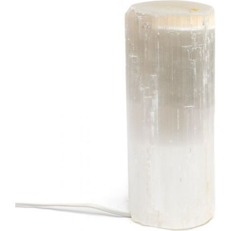 Lampe Cylindrique en Sélénite (3 ­ 4 Kg) (1/2)