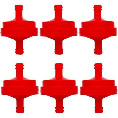 6 pièces, filtre à carburant, pour moteurs sans pompe à carburant, filtre à carburant de remplacement pour Briggs Stratton 298090S (1/4)
