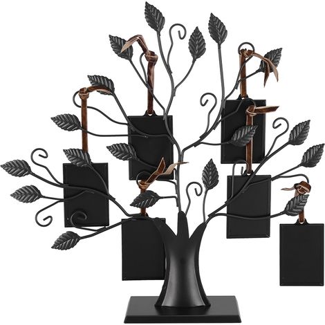 Arbre à photos tendance avec cadres suspendus, décoration intérieure S (1/5)