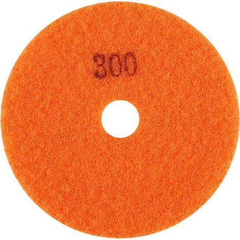 Disque diamant 100mm pour polissage pierre humide, finition granit marbre (Grain 300) (1/5)