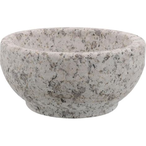 Bol en Pierre Naturelle 400 ML pour Offrandes et Décorations Rituelles, Bol Solide pour Cérémonies et Décorations de Fêtes (1/5)