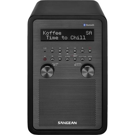 Sangean DDR-60 Tischradio DAB+, DAB, UKW AUX, Bluetooth®, NFC Inkl. Fernbedienung, Weckfunktion Sch (1/5)