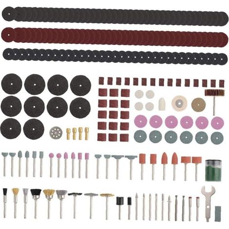Accessoires multifonctions Grinder Kit électrique rotatif Outil de meulage de polissage de forage 225pcs de coupe