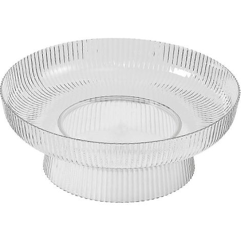 Obstschale, Snackkorb, Aufbewahrungskorb, Ständer, Geschirrhalter für Tischplatte, Tischdekoration-Clear (1/5)