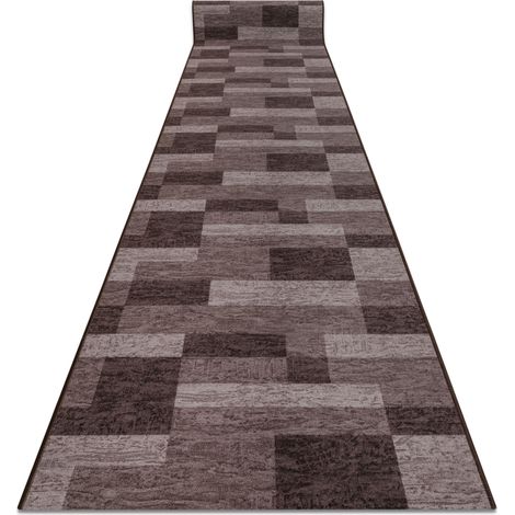 Läufer Antirutsch ICONA braun 120cm brown 120x400 cm