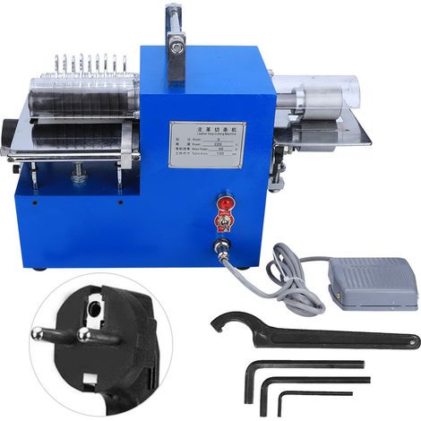 Machine à couper les lanières en cuir, coupe-électrique droit pour chaussures et sacs en papier (220V, prise UE) (1/5)