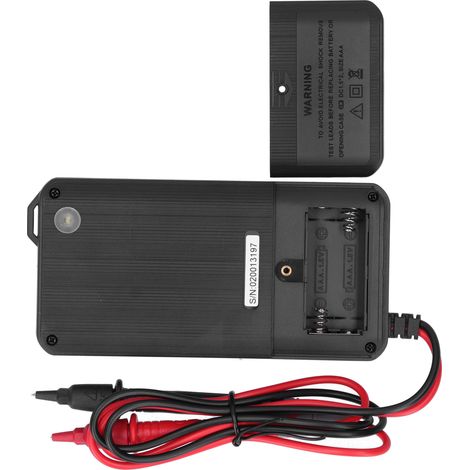 HY128C Smart-Touchscreen-Digitalmultimeter mit mehreren Anzeigen: Frequenz und Temperatur, Standardverpackung, Schwarz (1/5)