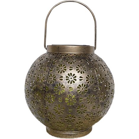 Outdoor hanging solar lights-small flower hollow lights (1/5)