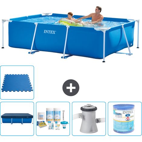 Intex Piscina con struttura Rettangolare - 260x160x65 cm - 7-pezzi  S30071