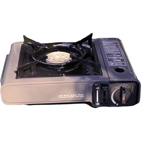 Cucina portatile a gas compatta 2,2 kW in acciaio inox (1/2)