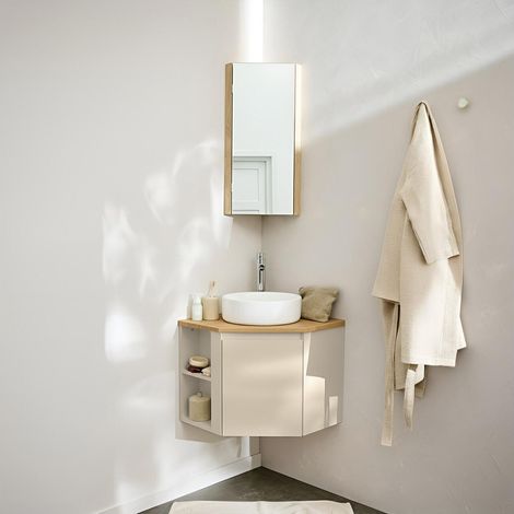 Meuble sous vasque d'angle SORRENTO (1/5)