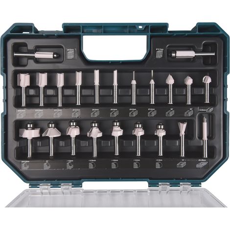 Coffret de forêts pour le bois Makita D-74778 8 mm 22 unités