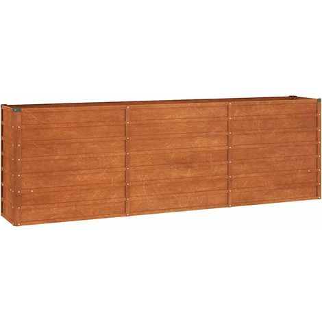 Maison Exclusive - Hochbeet Rostig 240x40x77 cm Cortenstahl