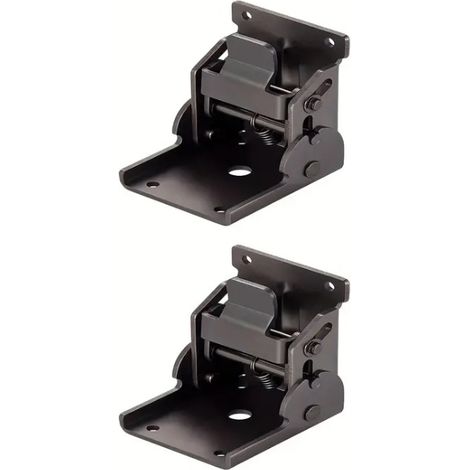 Assemblages angle droit charnières pliantes bois - Avec verrou, pour tables salle à manger/bureau