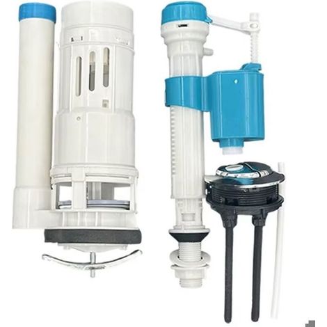 Robinet flotteur WC universel double chasse - HAWUJ - Mécanisme installation facile (1/4)