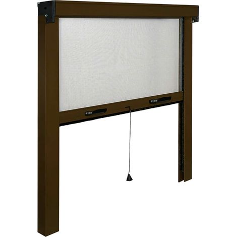 ZANZARIERA A RULLO VERTICALE PER FINESTRA cm 80 x 170 - marrone ral 8017 cm 80 x 170 - marrone ral 8017