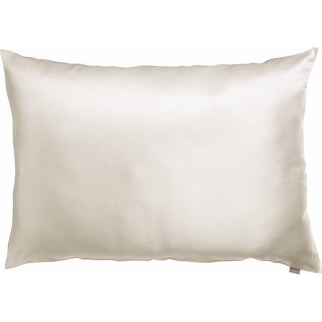 VIVARAISE - Taie d'oreiller en soie Ashley - 50 x 75 cm - Couleur Neige