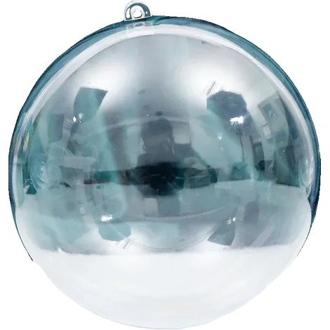 Decoración de bola hueca, diseño transparente, fácil de hacer tú mismo, 6 cm, 12 unidades. (1/2)