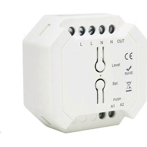 Variateur intelligent Tuya ZigBee Triac pour éclairage LED, compatible avec application mobile et télécommande RF. (1/5)