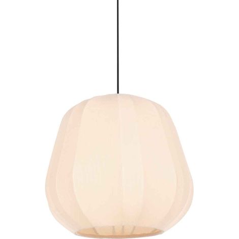 Anne Lighting - hängeleuchte - Sable - crème - metall stoff - Ø