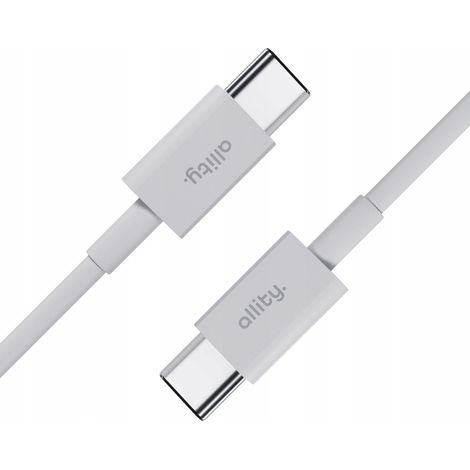 Câble USB Type C Allity - Câble USB Type C 1 m Blanc 1 pc. (1/5)