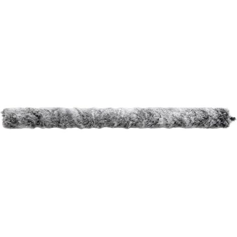 Boudin Bas de Porte Imitation Fourrure "Antartic" 80cm Gris (1/5)