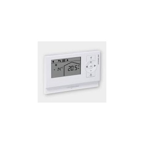 Viessmann – Thermostat sans fil Vitotrol 200 RF – Compatible chaudières VITODENS 200-W – Réglage température ambiante – Écran affichage extérieur