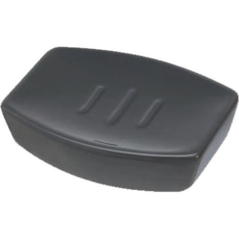 PORTASAPONE IN CERAMICA GRIGIO (1/2)