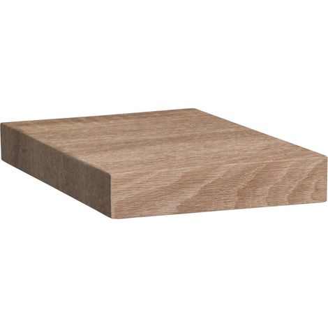 Mensola da parete autoportante in rovere da 23 cm (1/3)