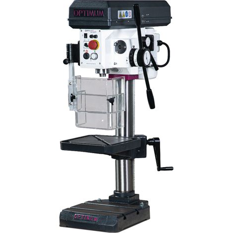 Perceuse d'établi professionnelle jusque ø 24 mm CM2 850W 400V 12 vitesses avance de perçage Optidrill DH24FT (1/5)