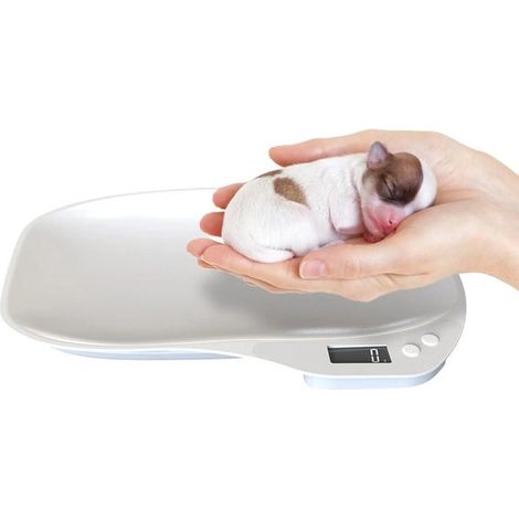 Digitale Haustierwaage – 15 kg/1 g – Weiß (1/5)