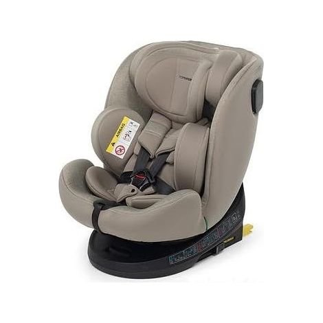 Foppapedretti Circle I-Size Autositz, 360° drehbar, Isofix, 40–150 cm, 0–12 Jahre, Sand