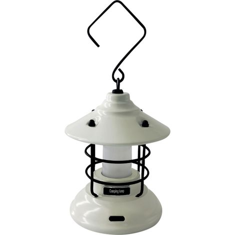 Linterna LED táctil para camping, 2 niveles de brillo, resistente al agua (IPX4), batería recargable de 1500 mAh. (1/5)