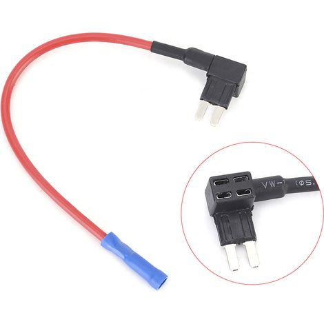 Kit de 5 fusibles à lame Micro2 pour circuit automobile avec porte-fusible et prise jack (1/4)